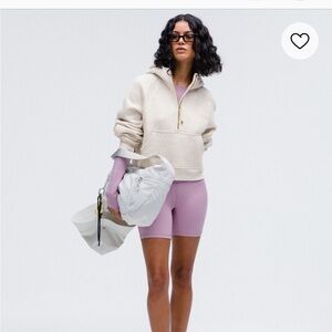 lululemon scuba half zip green